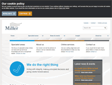 Tablet Screenshot of miller-insurance.com